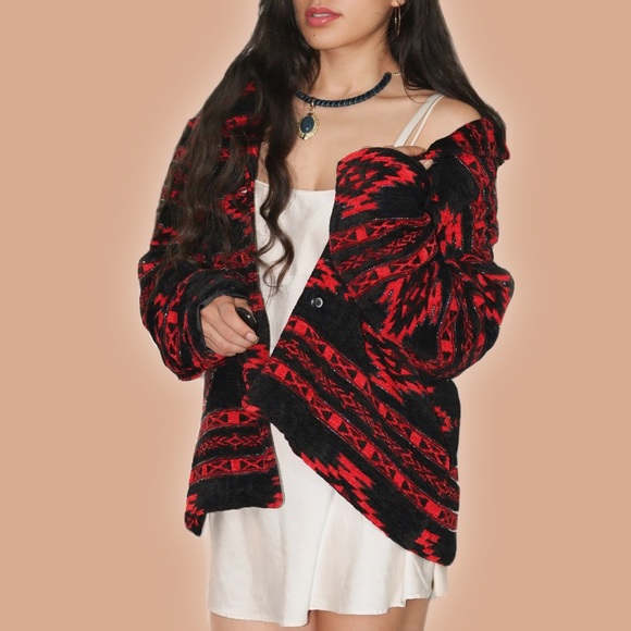 Deadstock Vintage Cold Water Creek Cardigan Coat Sweater jacket Womens Large - Picture 5 of 9